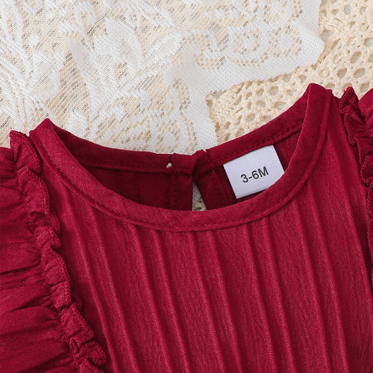 Vestido Vermelho Doce Celebração