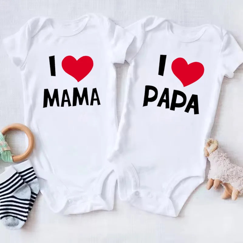 Body Infantil Amor de Mamãe e Papai