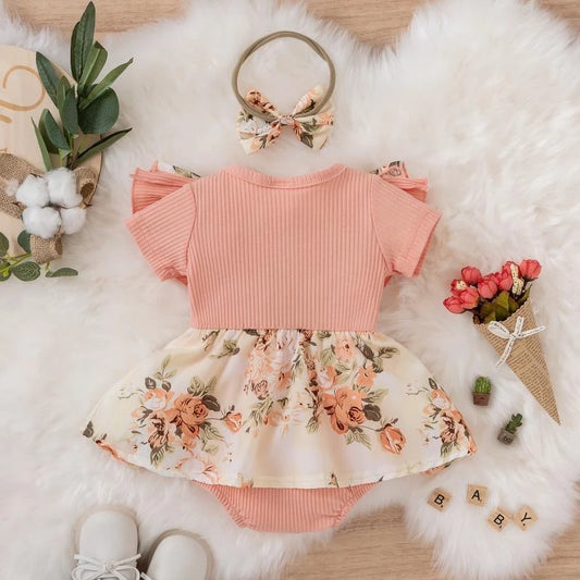 Vestidinho Floral Laço de Afeto