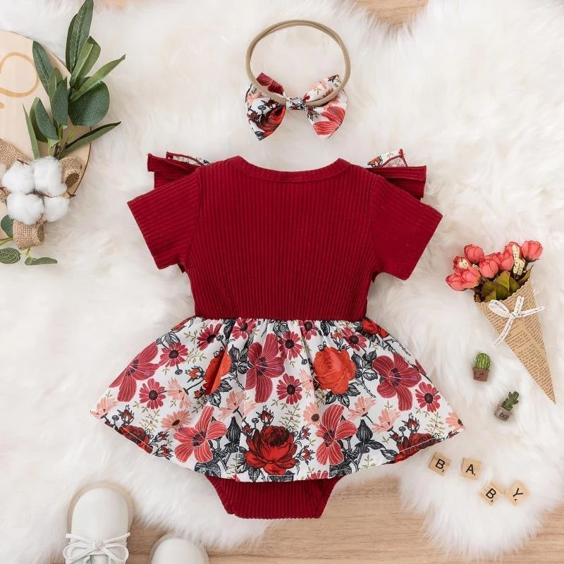 Vestidinho Floral Laço de Afeto
