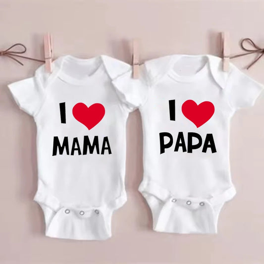 Body Infantil Amor de Mamãe e Papai