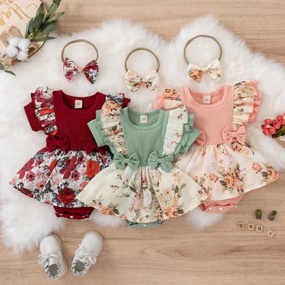 Vestidinho Floral Laço de Afeto