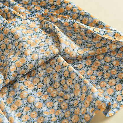 Vestido Floral Jardim de Laços