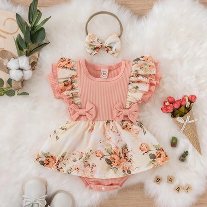 Vestidinho Floral Laço de Afeto