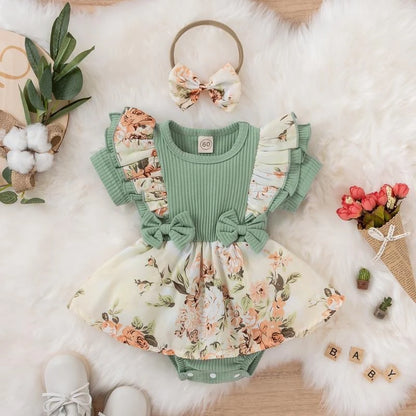Vestidinho Floral Laço de Afeto