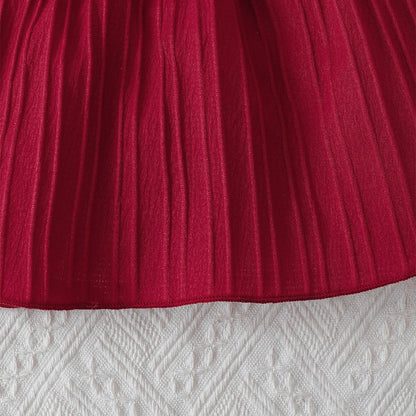 Vestido Vermelho Doce Celebração