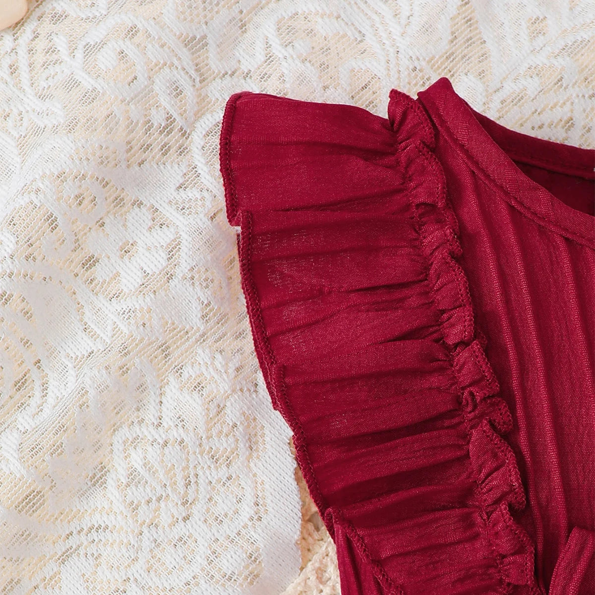Vestido Vermelho Doce Celebração