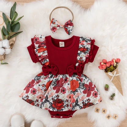 Vestidinho Floral Laço de Afeto